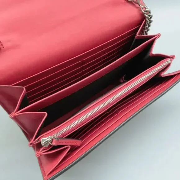 100% Authentic GUCCI Dionysus Brown Canvas Shoulder Bag - Picture 8 of 12